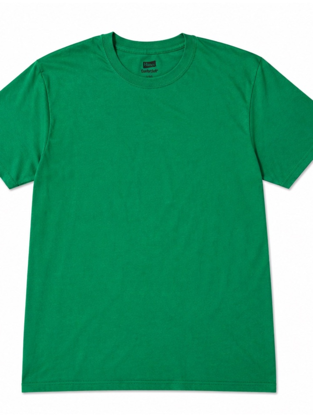 Hanes Short Sleeve Crew Neck T-Shirt - Green
